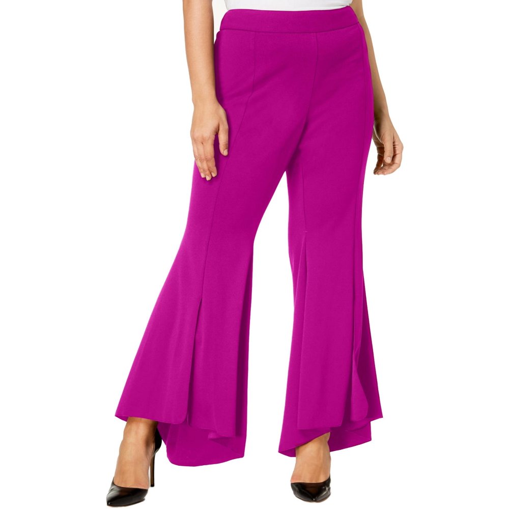 INC INC Womens Plus Flare HighLow Hem Dress Pants