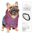 thumbnail image 3 of Honeii Pink Shark Pool Fantasy Print Small Dog Hoodies Pet Hooded Sweatshirts Fall Winter Puppy Cat Sweaters Warm Clothes for Small Dogs Outfits Costume-X-Small, 3 of 7
