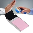 thumbnail image 4 of Case,  Case Holder Protective Function Wear Resistant Portable Stainless Steel PU  For Office Coffee,Apricot,Pink,Grey, 4 of 8