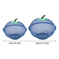 thumbnail image 6 of ZenCart Fruit Bowl Vegetable Basket 24/28cm Metal Mesh Bowl for Washing Fruits Vegetables Snacks Tabletop Decorative Holder Kitchen Cafe Restaurant Home Use, 6 of 8