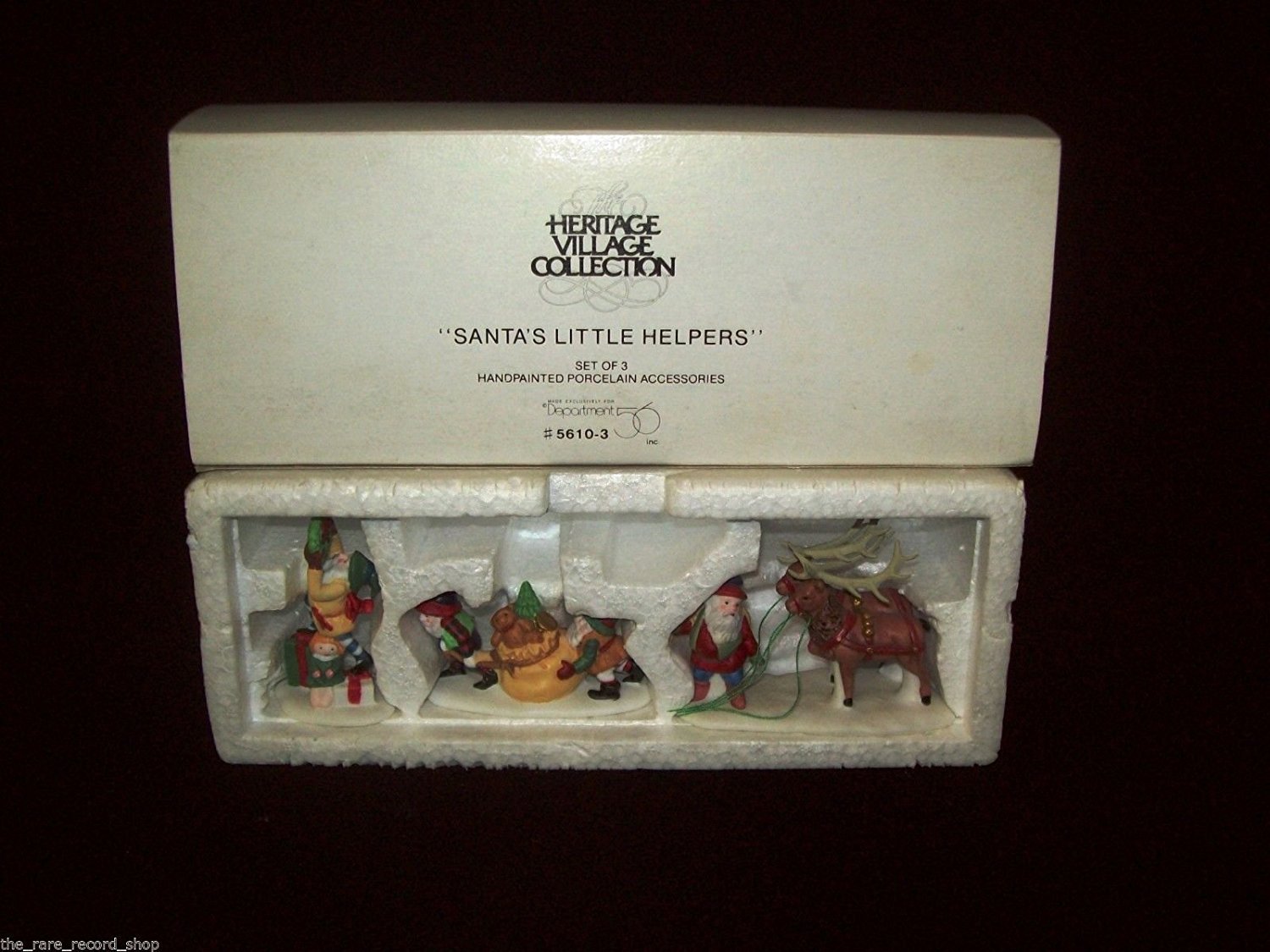 DEPARTMENT 56/HERITAGE VILLAGE COLLECTION/NORTH POLE SERIES ACCESSORIES
