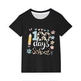 thumbnail image 2 of Fiudx Camiseta para Niños, Mezcla de Poliéster Suave, Cuello Redondo, Manga Corta, Cómoda, Uso Diario Informal, Estilo Niño/Niña, Lavado a Mano., 2 of 7