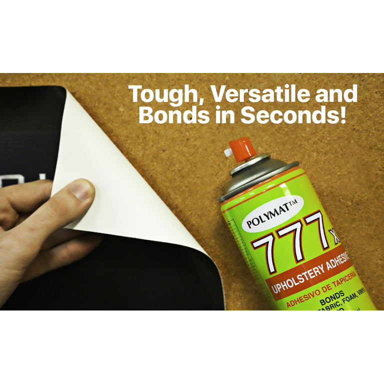 Qty 2 Polymat 777 Spray Glue Multipurpose Bond Adhesive for Foam Repair