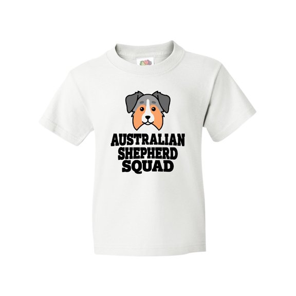 Inktastic Dog Australian Shepherd Squad Youth T-Shirt