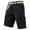 Black, variant on Men's Casual Shorts Outdoor Mens Button Short 10 Star Barbell Apparel Shorts Men under Cargo for Men Quick Shot Mens Beach Attire Surf Linen Suits Summer Straight Cargo Sports Khaki L