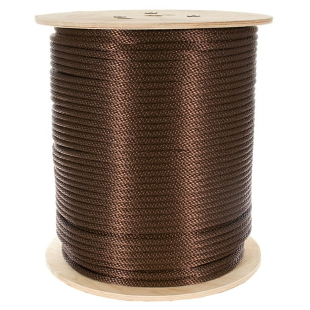 

Golberg Braided Nylon Rope with Galvanized Wire Core - High Tensile Strength Cable Halyard for Flagpoles - 3/8 Inch x 50 Feet