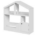 thumbnail image 7 of 2-Tier Kids Bookshelf and Toy Storage with Toy Storage & Motion Sensor Light, 36.6" Wide Wooden Bookcase for Nursery, Playroom & Bedroom, Storage Cabinet with Anti-Tip Device, Easy Assembly, 7 of 7
