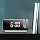 thumbnail image 5 of Reloj Despertador con Proyector LED perfecl Reloj Electrónico Silencioso USB Blanco, 5 of 8