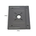 thumbnail image 7 of Aluminum Router Table Insert Plate Trimming Machine Flip Board for Woodworking Benches Router Table Plate A Plate, 7 of 7