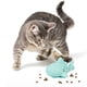 thumbnail image 2 of Juguete interactivo para gatos con forma de pez, dispensador de silicona duradera para morder y jugar, juego de rompecabezas para interiores., 2 of 4