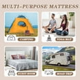 thumbnail image 4 of Zikebtuy  Diamond Patterned Futon Mattress, Extra Thick Japanese Floor Mattress Quilted Mattress Topper, Folding Floor Lounger Guest Bed Padded Sleeping Pad for Touring Car Camping, 4 of 6