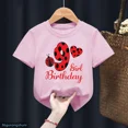 thumbnail image 3 of Camiseta divertida de algodón con mariquita roja y números del 1 al 10 para niños, regalo de cumpleaños, ropa Harajuku para niños y niñas, camiseta de manga corta de verano para bebés, 3 of 5