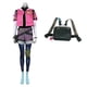thumbnail image 3 of Disfraz de fantasía de Clove Valorant para cosplay, disfraz para mujeres adultas, niñas, ropa, mochila, trajes de juego de rol, traje de carnaval de Halloween, 3 of 5