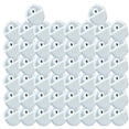 thumbnail image 2 of 20/50Pcs Mirror Wall Hanging Fixing Kit Frameless Plastic Wall Mounting Clips B 50Pcs, 2 of 6