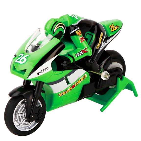 BESTSKY High Motorbike Radio Control 2.4G 3CH 1：20 Mini Jump Motorcycle (Green)