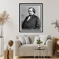thumbnail image 4 of Historic Framed Print, [Supreme Court Judge Nathan Clifford, half-length portrait, facing left], 17-7/8" x 21-7/8", 4 of 9