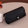 thumbnail image 2 of WeDecorBay Makeup Brush Storage Bag Roll Bag Folding Portable Organizer Multiple Compartments Lightweight Compact Design Travel Essential for Beauty Lovers Black,Free Size, 2 of 6