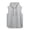 Gray#men's muscle cut off gym hoodies, variant on Muscle Hooded Gym Tank Tops for Men Workout Lightweight Drawstring Sleeveless Summer Hoodie Bodybuilding Cut Off Hoodies Khaki,S
