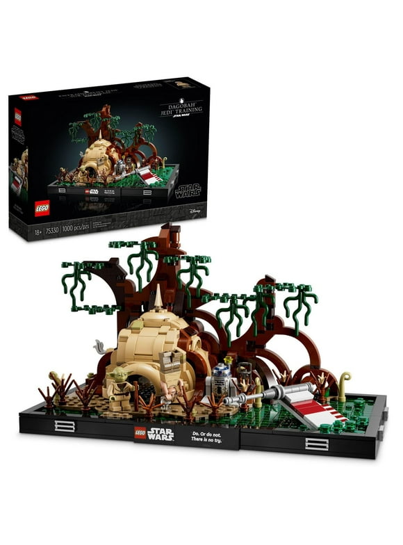 LEGO Star Wars Dagobah Jedi Training Diorama 75330 Toy Building Kit (1,000 Pieces)