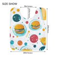 thumbnail image 5 of Yayeee Bath Rug for Bathroom Floor Non Slip Contour Fluffy Soft Absorbent Mat, 20"x24", Bubbles Hamburger, 5 of 7