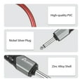 thumbnail image 3 of Instrument 1/4 Inch Audio Instrument Cable 10ft Noise Reduction Dual Straight Interface 6.35mm Mono Waterproof Guitar Cable Compression Resistant Professional Audio Interconnect, 3 of 7