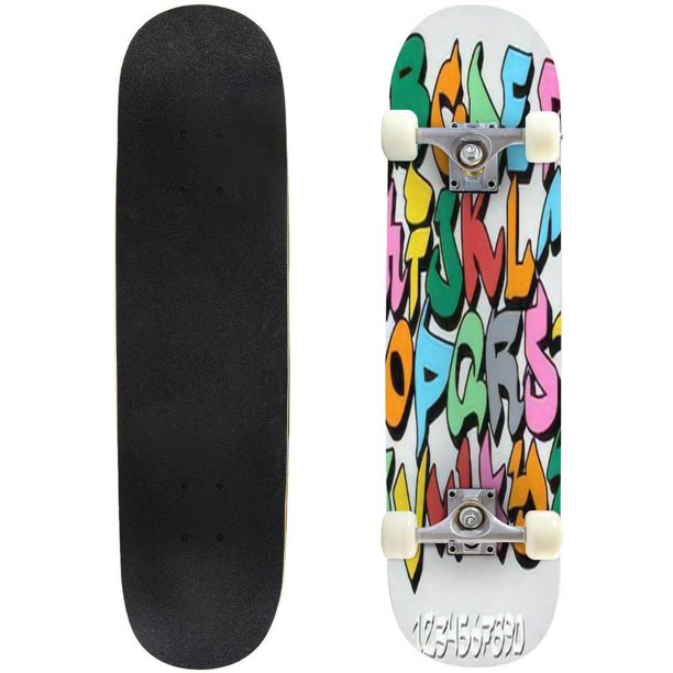 graffiti font alphabet Outdoor Skateboard Longboards 31