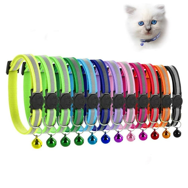 Collares Para Gatos 12 Piezas Con Campanas, Etiqueta De Identificación Y Collar Para Mascotas Con Tira Reflectante Oso De Fresa Electrónica | Bodega Aurrera En Línea
