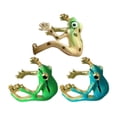 thumbnail image 2 of SmartBy 1/3Pcs Frog-Shaped Ring Set Alloy Electroplated Finger Ring Festivals Parties Dates Gatherings Accessories, 2 of 7