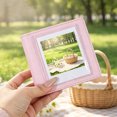 Square Picture Album with PU Cover and Clear Pockets for 28 Prints ...