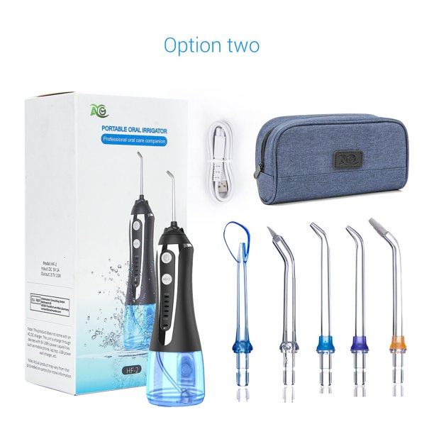 Irrigador bucal portátil AG, hilo dental recargable por usb, chorro de agua Dental, 300ML, 5 modelos, tanque de agua, limpiador de dientes resistente al agua Tan Jianjun unisex