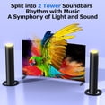 thumbnail image 3 of Barra de Sonido FHNFHN 100W Bluetooth 5.3 Luces RGB Desmontable, 3 of 8