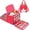 Red, variant on Carrying Case Compatible with Little Tikes Story Dream Machine Books Starter Set,Portable Storage Bag for Story Books and Character with Handle and Shoulder Strap,Case Only