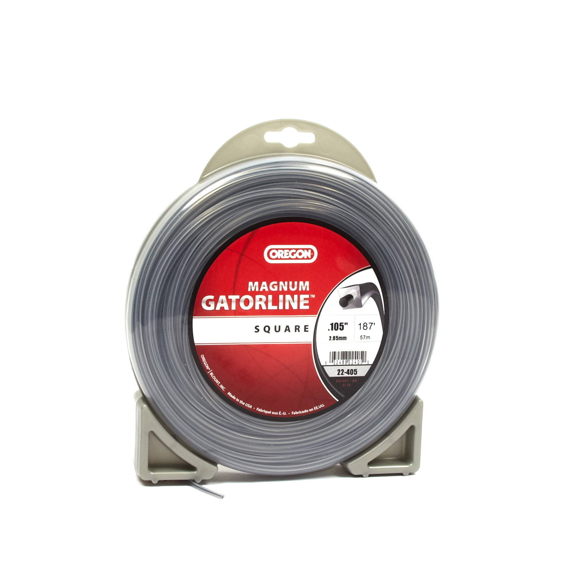 Oregon Trimmer Line: Square Magnum Gatorline - 1lb (.105' gauge - 179' donut)