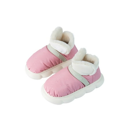 

Harsuny Womens Winter Slipper Soft Sole House Shoes Thick Warm Slippers Bedroom Lightweight Non-slip Moccasins Plush Lning Home Shoe Pink 7-7.5