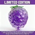 thumbnail image 3 of Purple Strawberry Squishy Relaxation Toy with Gel Filling, Single Piece, -Shaped Design, for Relaxation, Squeeze Toy, 3 of 3