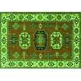thumbnail image 1 of Ahgly Company Indoor Rectangle Geometric Green Traditional Area Rugs, 5' x 7', 1 of 1