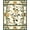 Green, Pattern 3, variant on ODIKA Neutral Vintage Boho Botanical Distressed Scrolls Pastel Solid Stain Resistant Flatwoven for Entryway, Kitchen, Mudroom