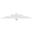 thumbnail image 4 of 60"W x 10"H x 2"D x 4"F, 4/12 Pitch, Kennewick Architectural Grade PVC Gable Bracket, 4 of 8