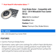 thumbnail image 2 of Front Brake Rotor - Compatible with 2012 - 2014 Mitsubishi Fuso Canter FE125 2013, 2 of 2