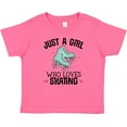 thumbnail image 3 of Inktastic Just A Girl Who Loves Skating Girls Baby T-Shirt, 3 of 5