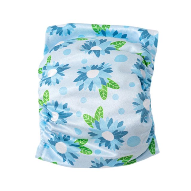 CSChome Pet Physiological Pants Dog Diaper Wraps Absorbent Waterproof Comfortable Printed Pattern Pet Physiological Pants