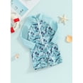 thumbnail image 3 of Bslissey Baby Boys Swimsuit Jumpsuit Animals Print Long Sleeve Zipper One Piece Swimwear Infant Toddler Casual Rash Guard Sunsuit Summer Beach Wear 3M 6M 9M 12M 18M 24M, 3 of 8
