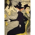 thumbnail image 2 of Toulouse-Lautrec, Henri de 12x14 Black Ornate Wood Framed with Double Matting Museum Art Print Titled - Divan Japonais, 2 of 4