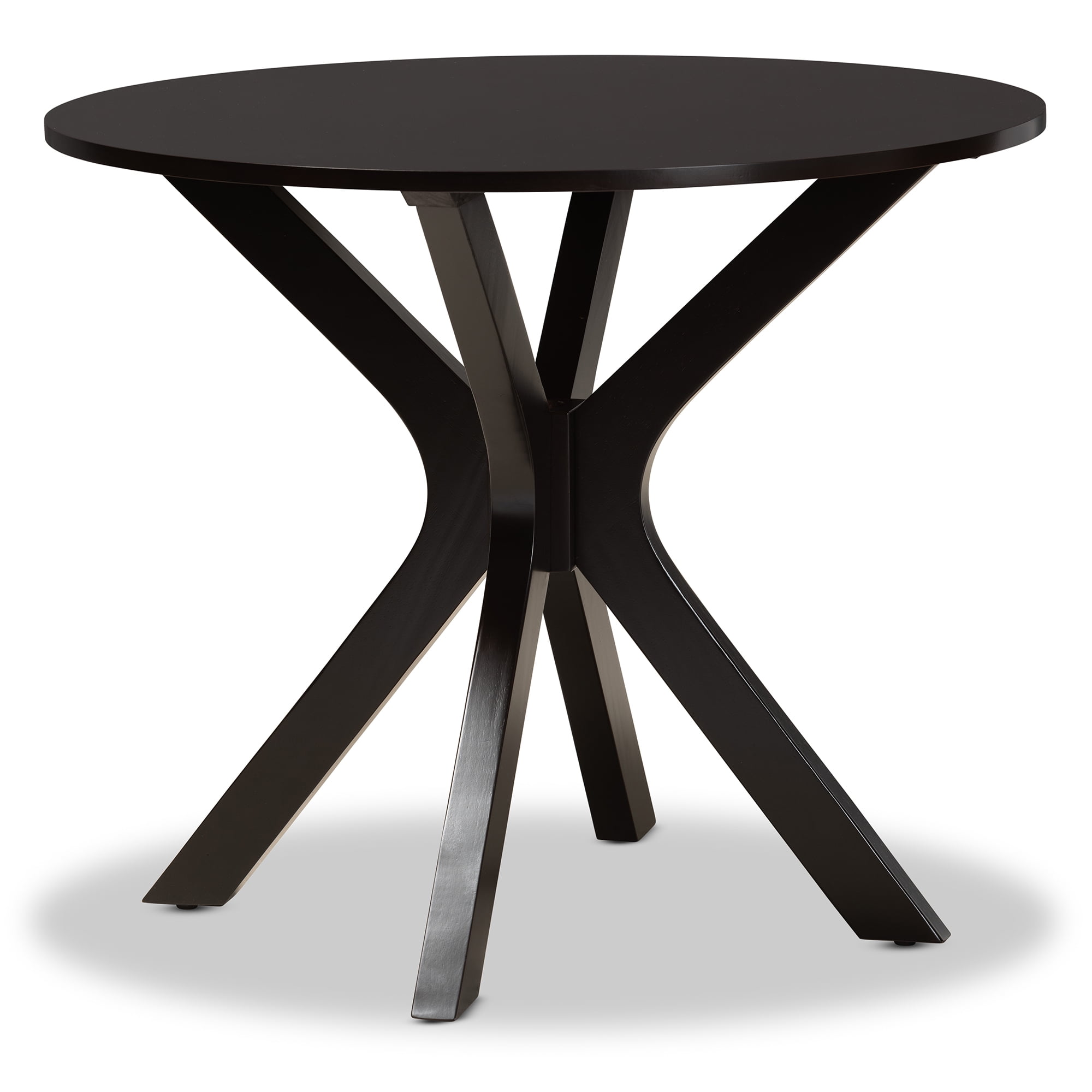 Baxton Studio Marie Modern Dining Set, Espresso Brown