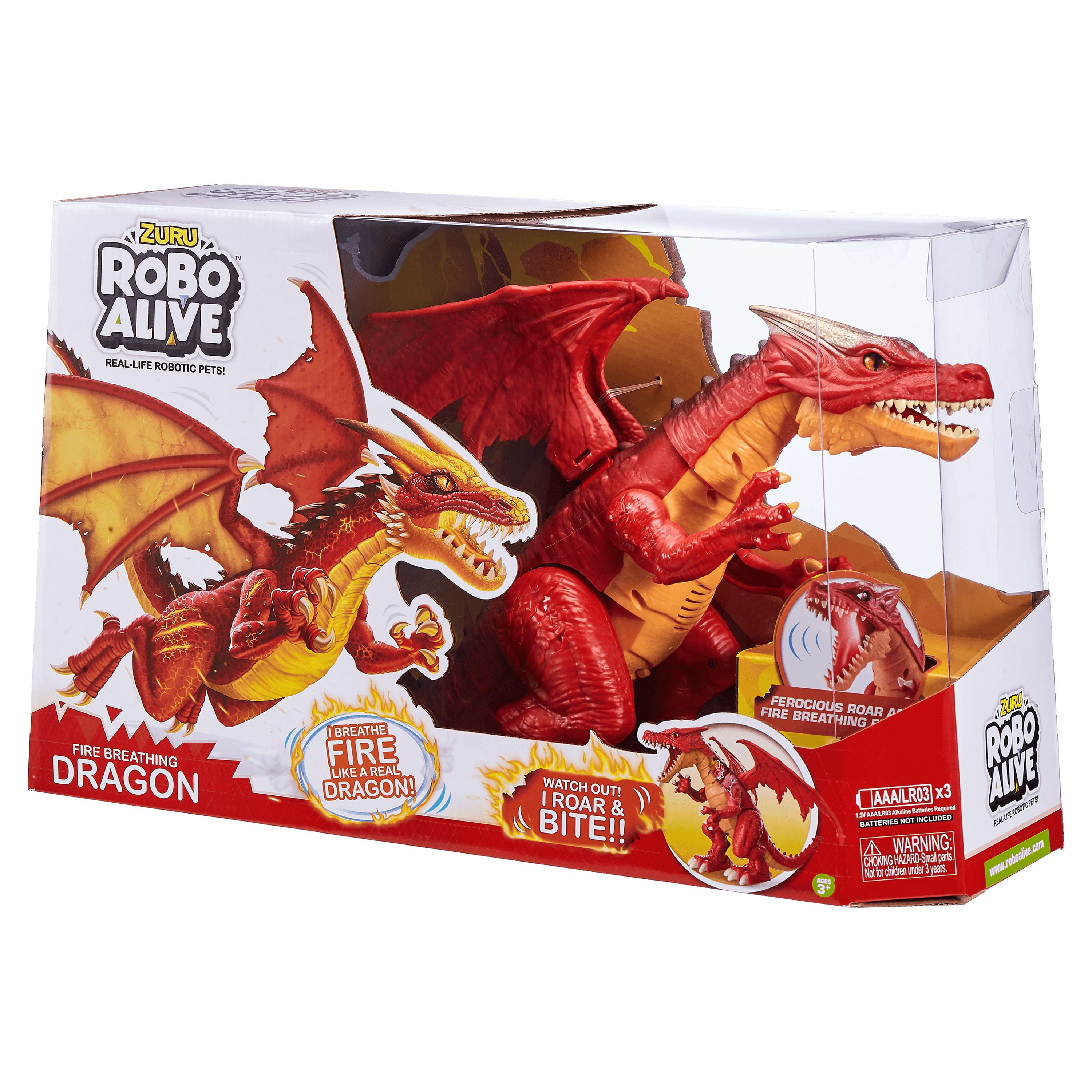 Dragão Zuru Robo Alive Fire| DoRéMi Brinquedos