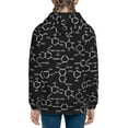 thumbnail image 6 of Kdxio Chemistry Formulas 1 Pattern Kids Boys Girls Zip Up Hoodie 3D Printed Hooded Sweatshirt Hoody Coat with Pocket 7-12 Y-Medium, 6 of 6