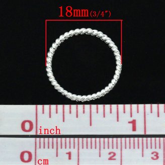 Sterlng Slver Jumprng (3,8mm - 20 Gauge) Strong Jumprng 925 Slver Fndngs G30024 - Etsy