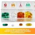 thumbnail image 5 of MEDca Extra Large 7-Day Weekly Organizer - Pill Box for Medication, 5 of 9