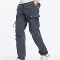 thumbnail image 5 of Dovford Men's Relaxed Cargo Pants Pockets Work Pants Casual Outdoor Pants Ripstop Tactical Pants for Men, 5 of 7