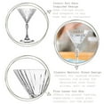 thumbnail image 5 of Bormioli Rocco America '20s Small Martini Glasses, 5.25 oz., Clear, Set of 4, Dishwasher safe, Made in Italy, 5 of 7